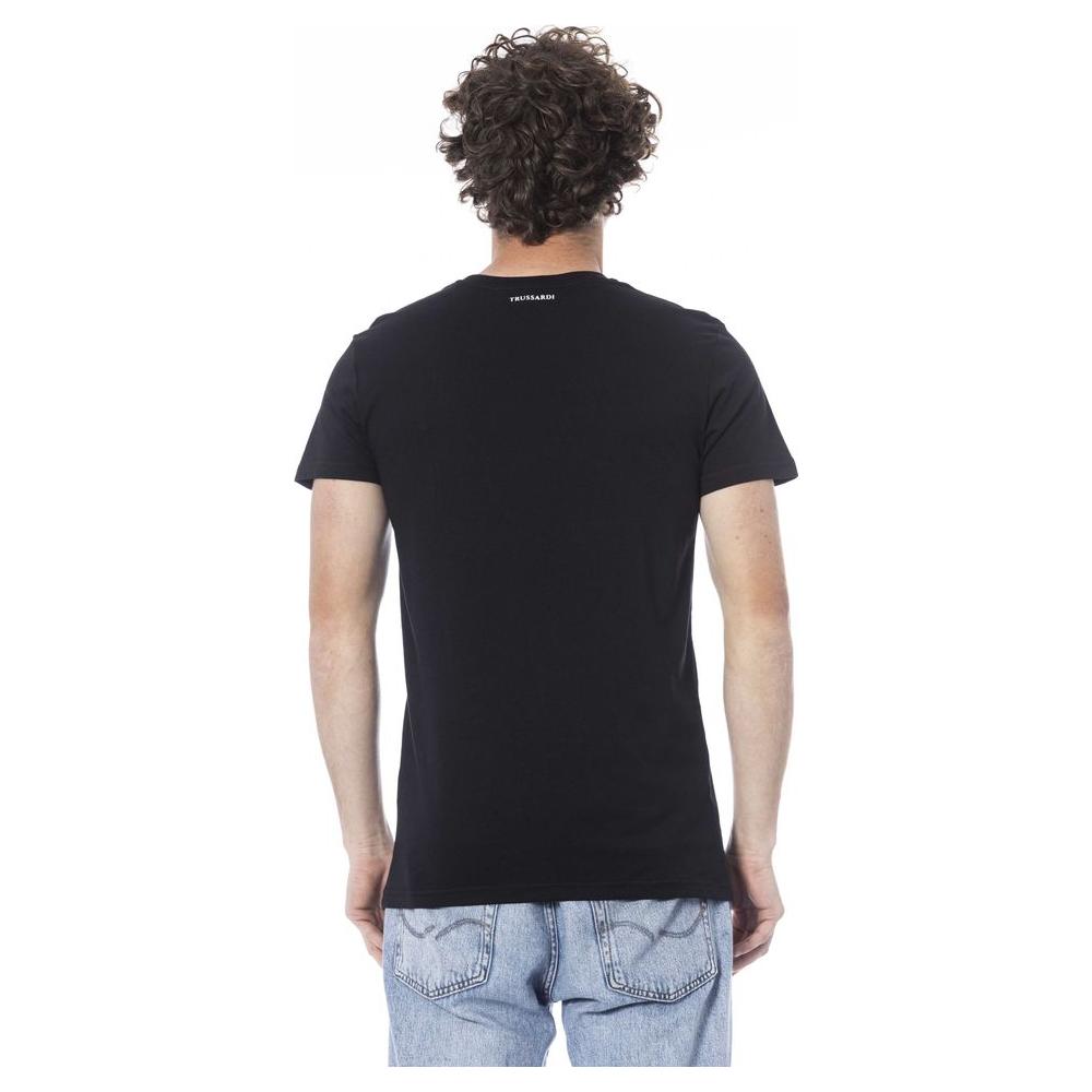 Black Cotton T-Shirt