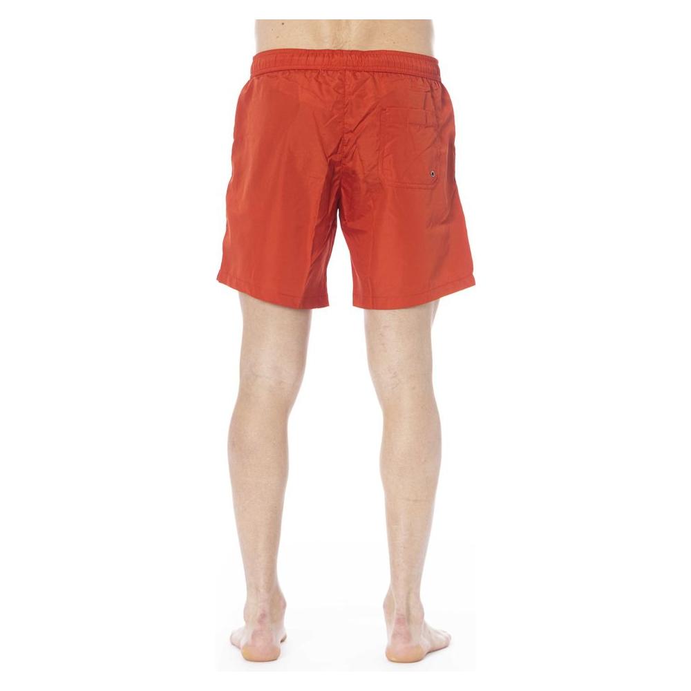 Red Polyester Swimwear