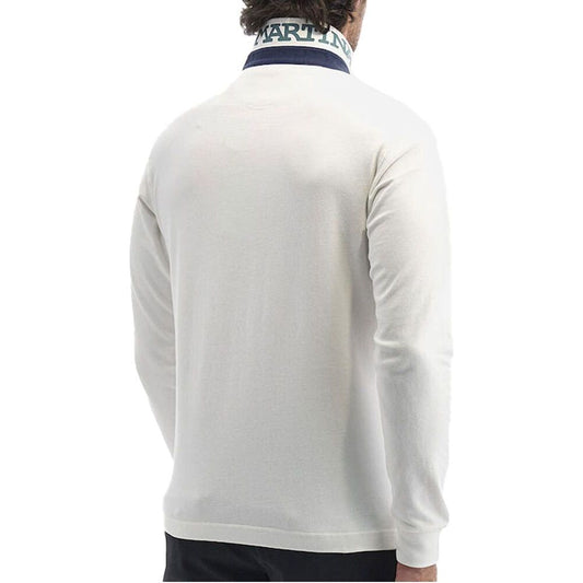 White Cotton Polo Shirt