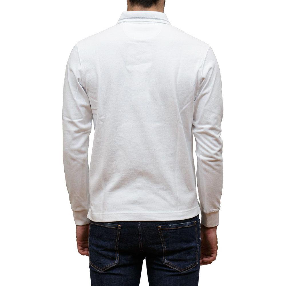 White Cotton Polo Shirt