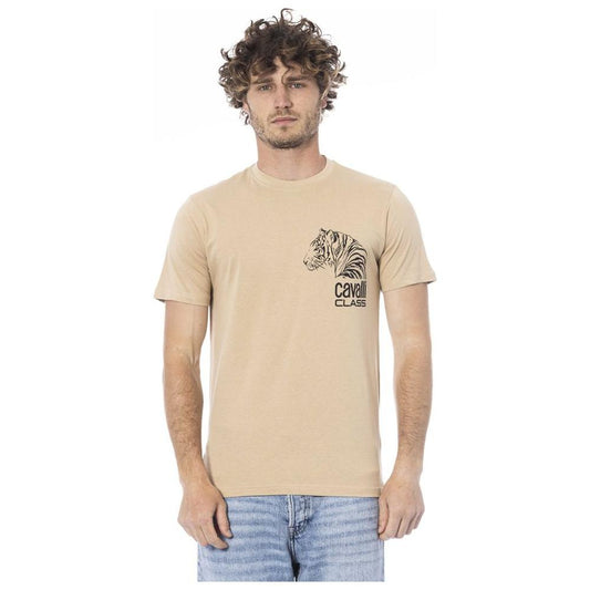 Beige Cotton T-Shirt