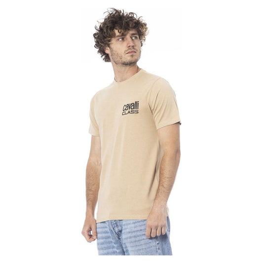 Beige Cotton T-Shirt