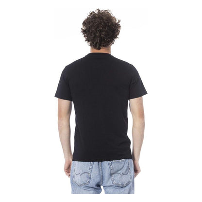 Cavalli Class Black Cotton T-Shirt