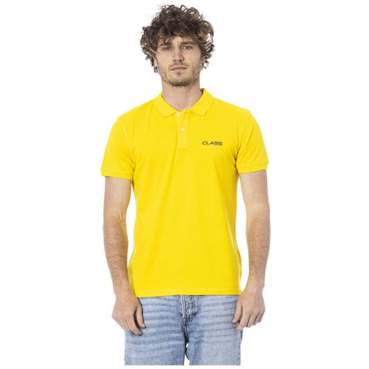 Yellow Cotton Polo Shirt