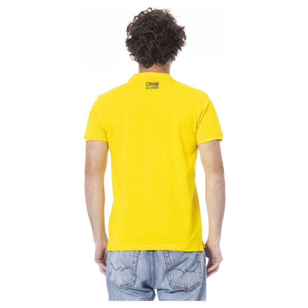 Yellow Cotton Polo Shirt