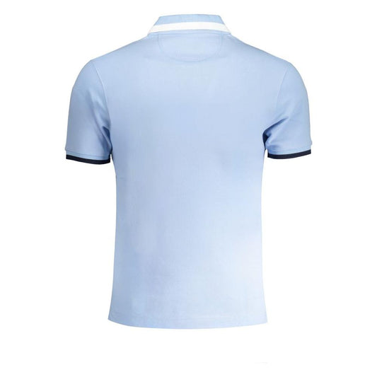 Light Blue Cotton Polo Shirt