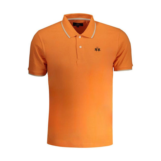 Orange Cotton Polo Shirt