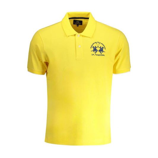 Yellow Cotton Polo Shirt