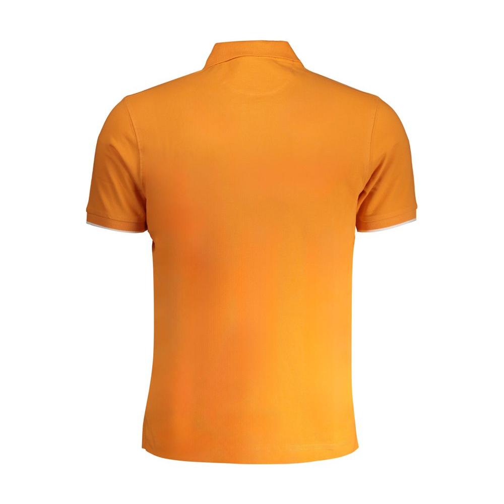 Orange Cotton Polo Shirt