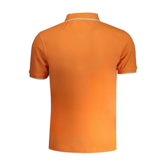 Orange Cotton Polo Shirt