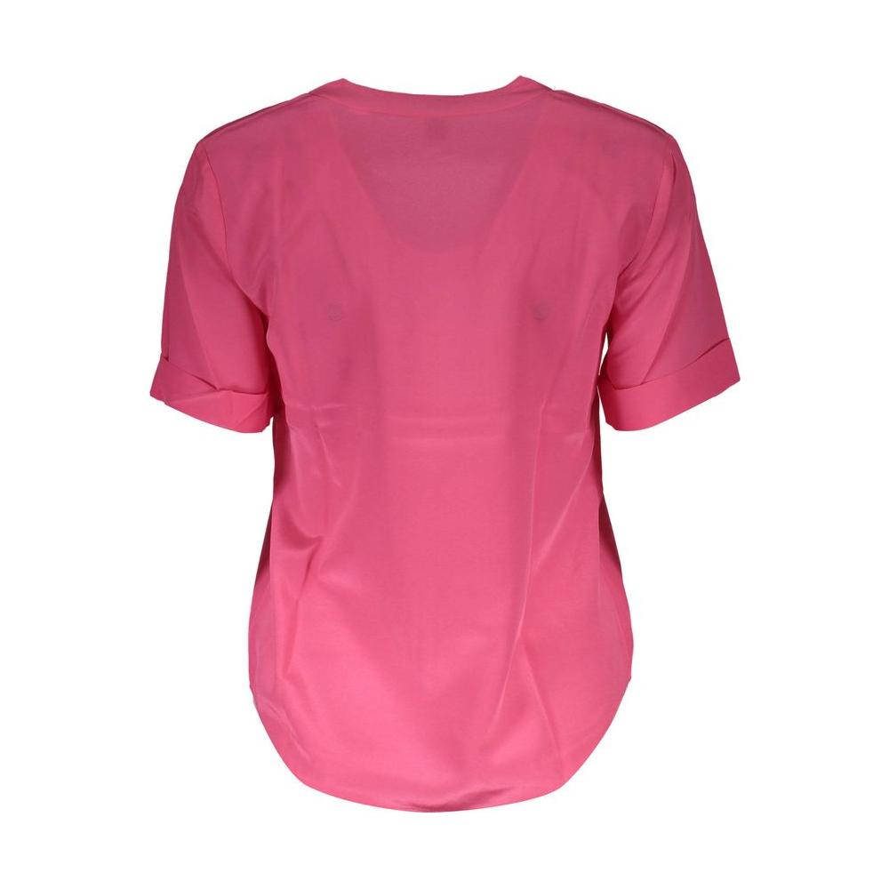 Pink Silk Tops & T-Shirt