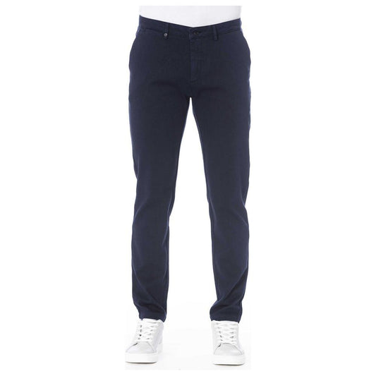 Blue Cotton Jeans & Pant