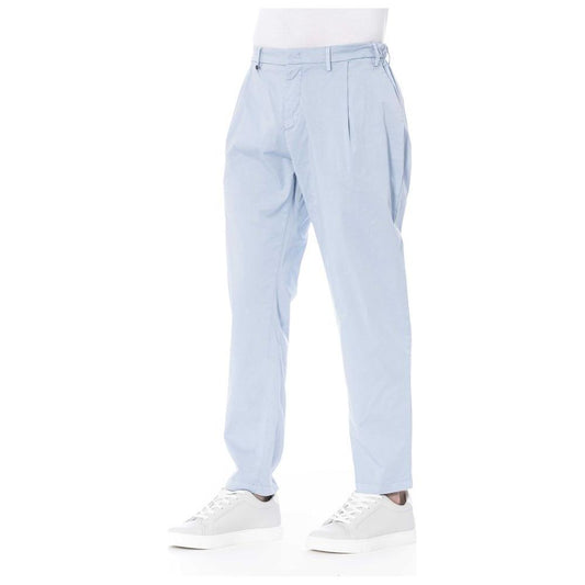 Light Blue Cotton Jeans & Pant