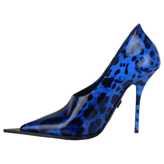 Blue Leather Di Calfskin Pump