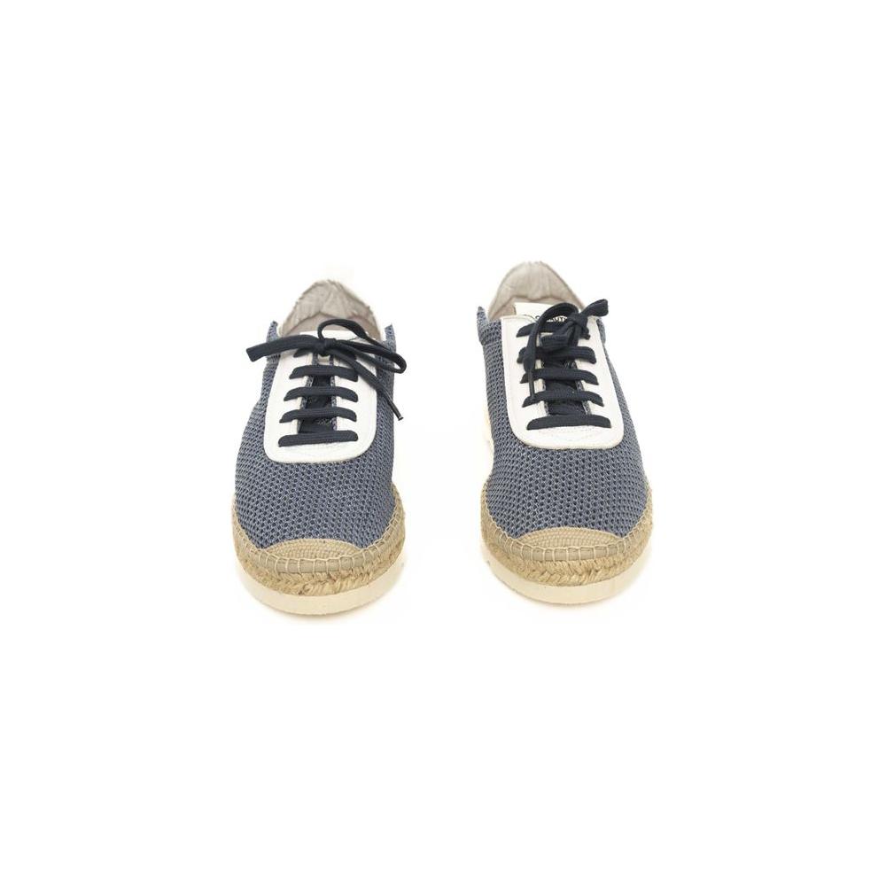 Blue Polyester Sneaker