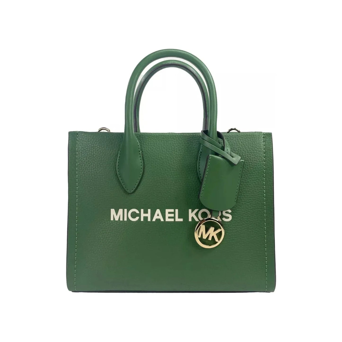 Mirella Small Leather Top Zip Shopper Tote Bag