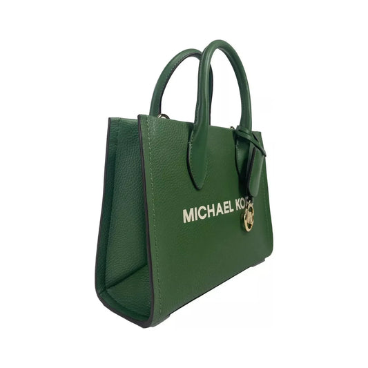 Mirella Small Leather Top Zip Shopper Tote Bag