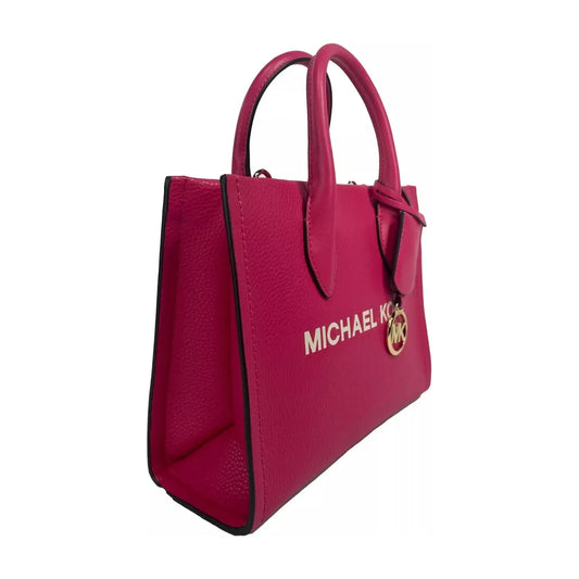 Mirella Small Leather Top Zip Shopper Tote Bag