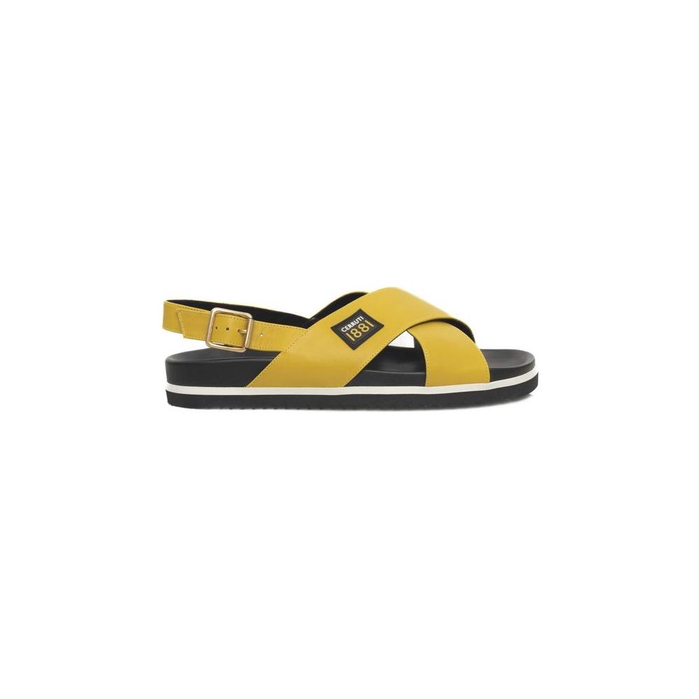 Yellow CALF Leather Sandal