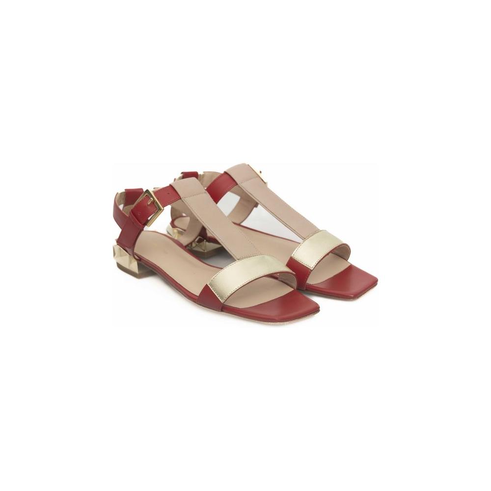 Red GOAT Leather Sandal