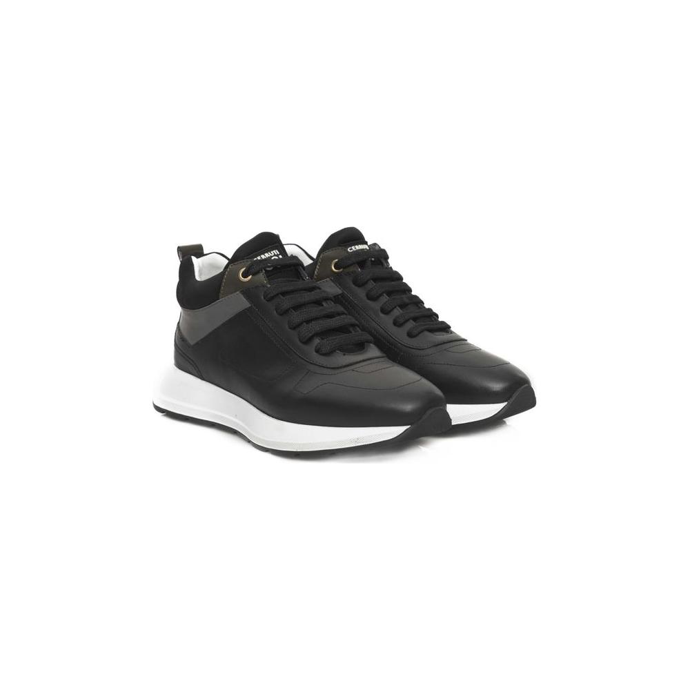 Black COW Leather Sneaker