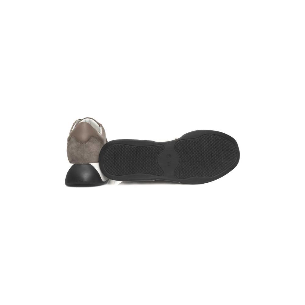 Cerruti 1881 Beige Cowhide Women Sneaker Cerruti 1881