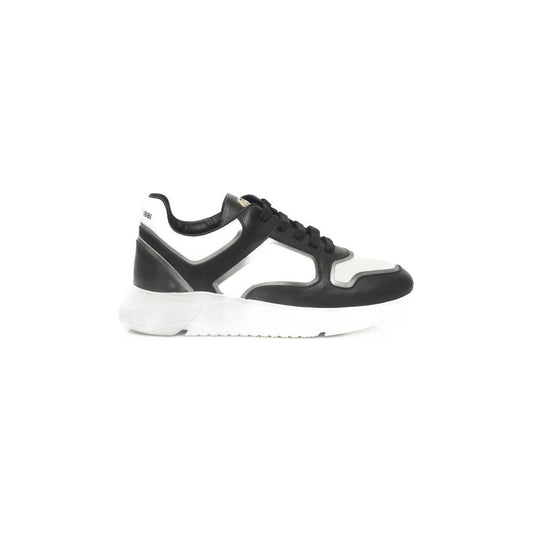 Black And White COW Leather Sneaker