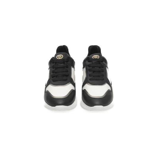 Black And White COW Leather Sneaker