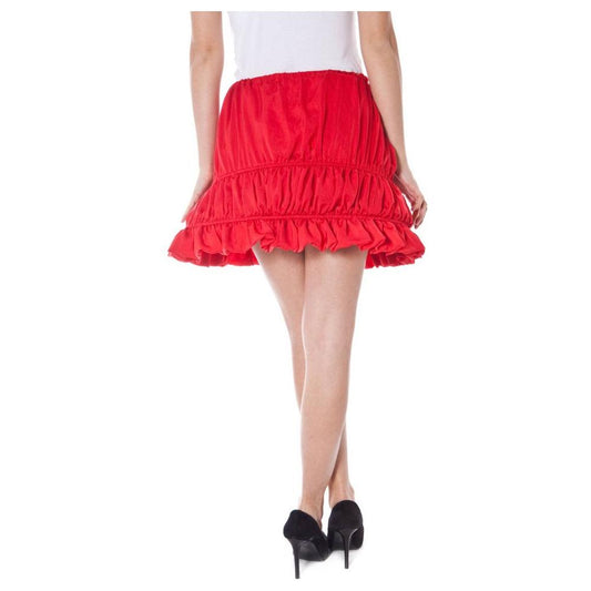 Red Polyester Skirt