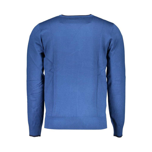 Blue Nylon Sweater