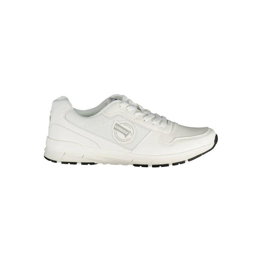 White Polyester Sneaker