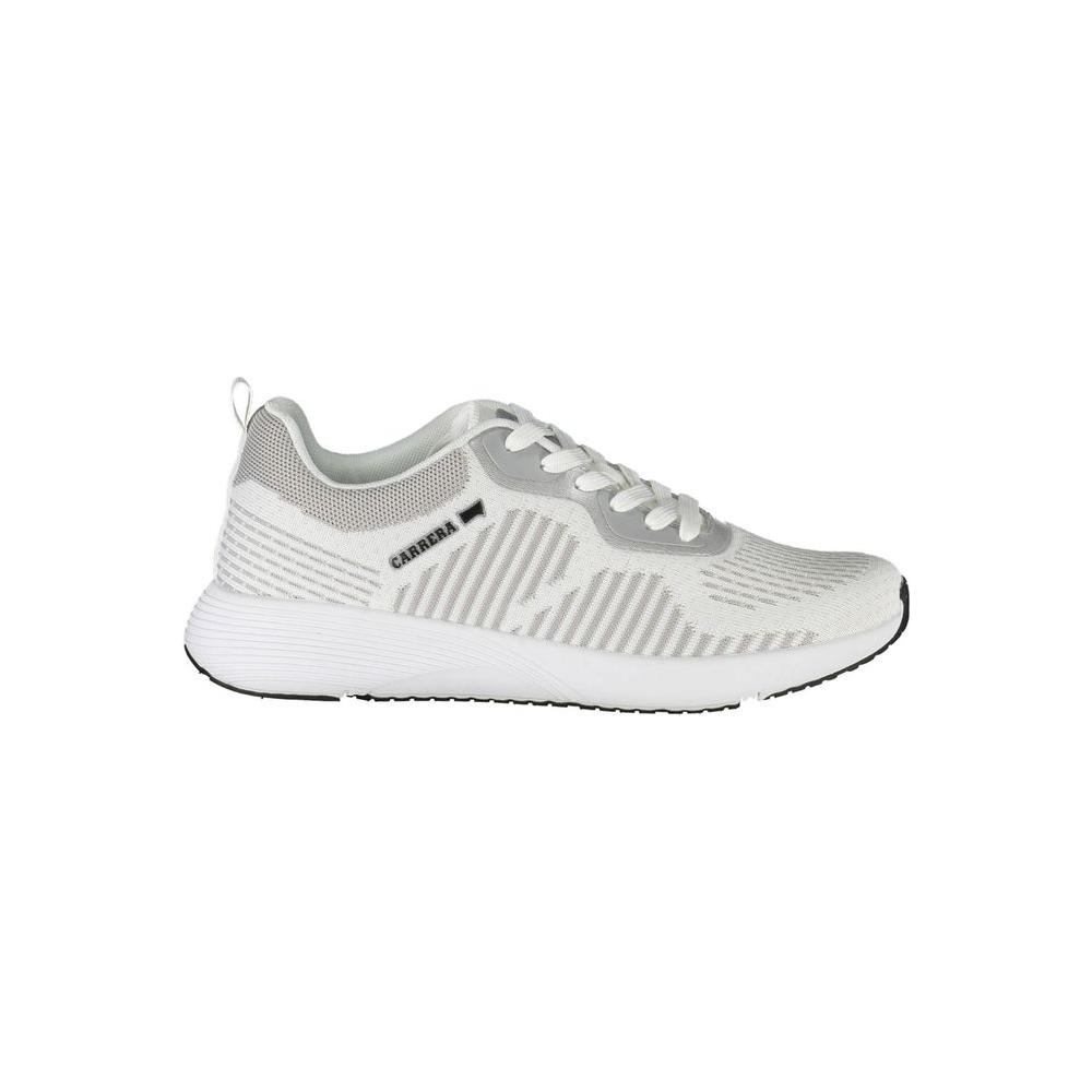 White Polyester Sneaker