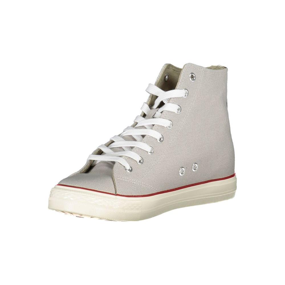 Gray Polyester Sneaker