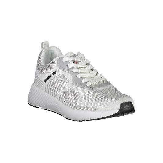 White Polyester Sneaker