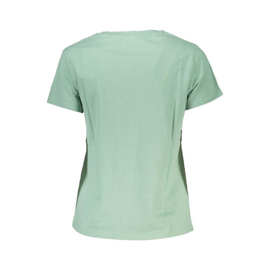 Green Cotton Tops & T-Shirt