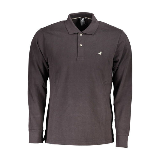 U.S. Grand Polo Gray Cotton Polo Shirt U.S. Grand Polo