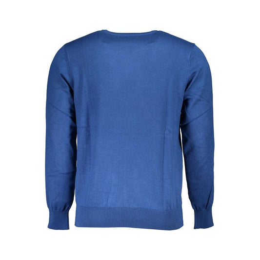 Blue Nylon Sweater