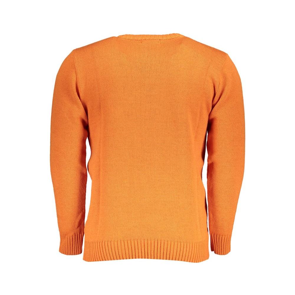 Orange Fabric Sweater