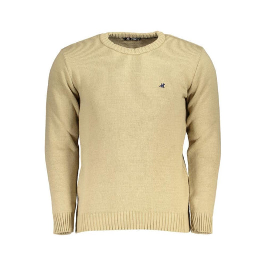 Beige Fabric Sweater