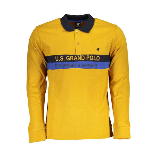 Yellow Cotton Polo Shirt