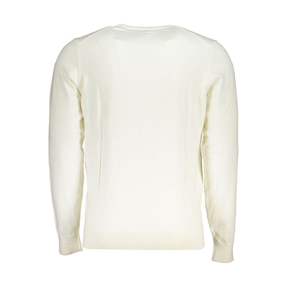 White Fabric Sweater