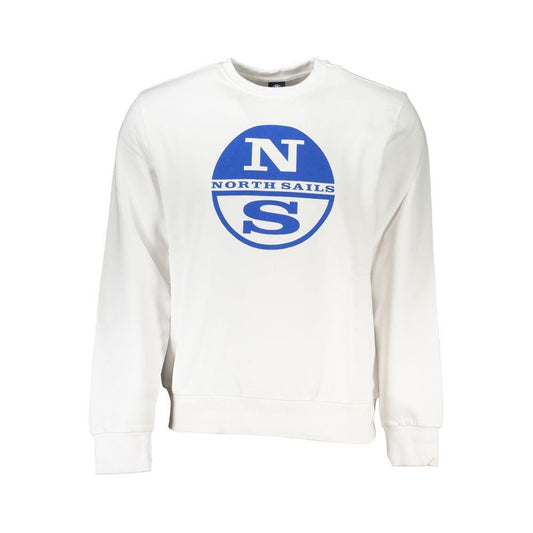 North Sails White Cotton Sweater North Sails