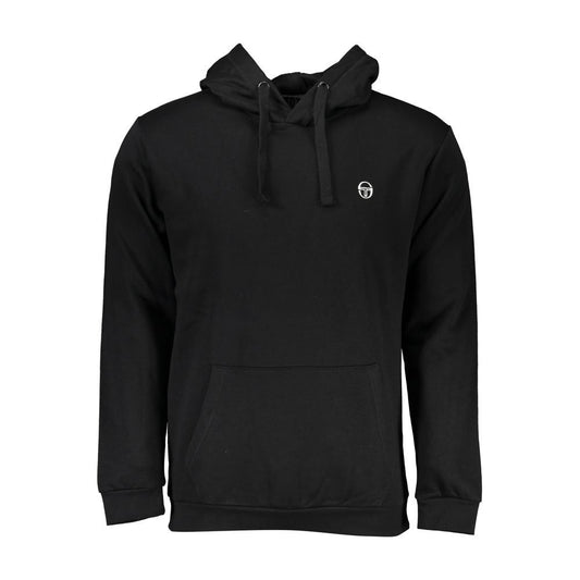 Sergio Tacchini Black Cotton Sweater Sergio Tacchini