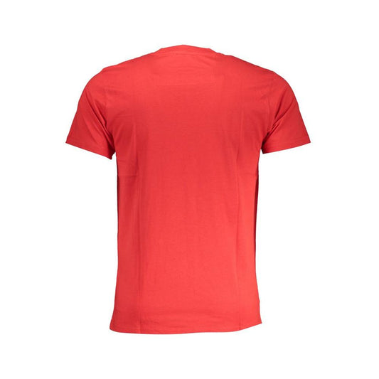 Cavalli Class Red Cotton T-Shirt Cavalli Class