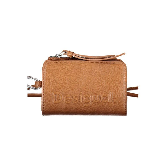 Desigual Brown Polyethylene Wallet Desigual