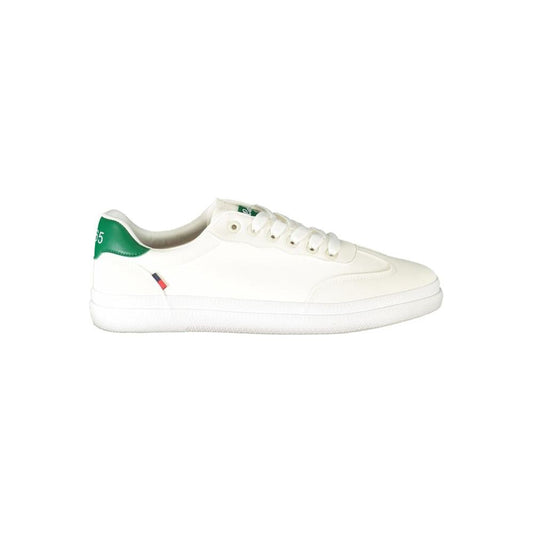 White Polyester Sneaker