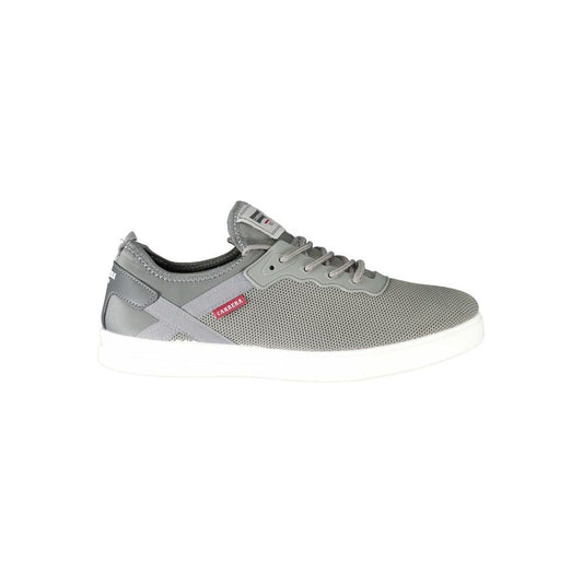 Gray Polyester Sneaker