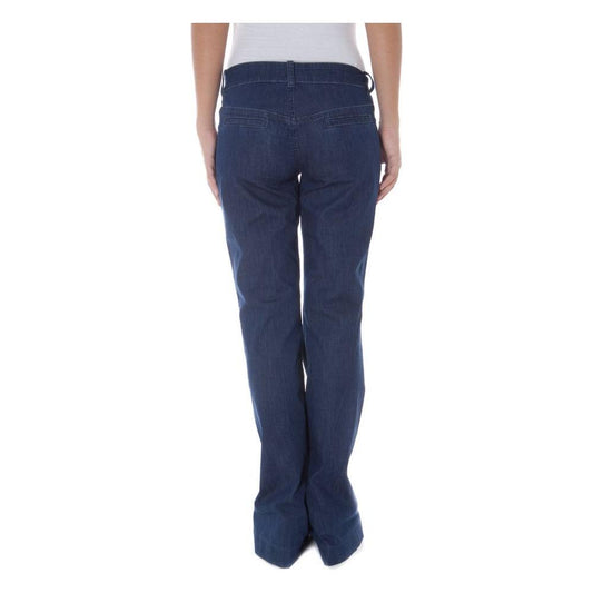 Blue Cotton Jeans & Pant