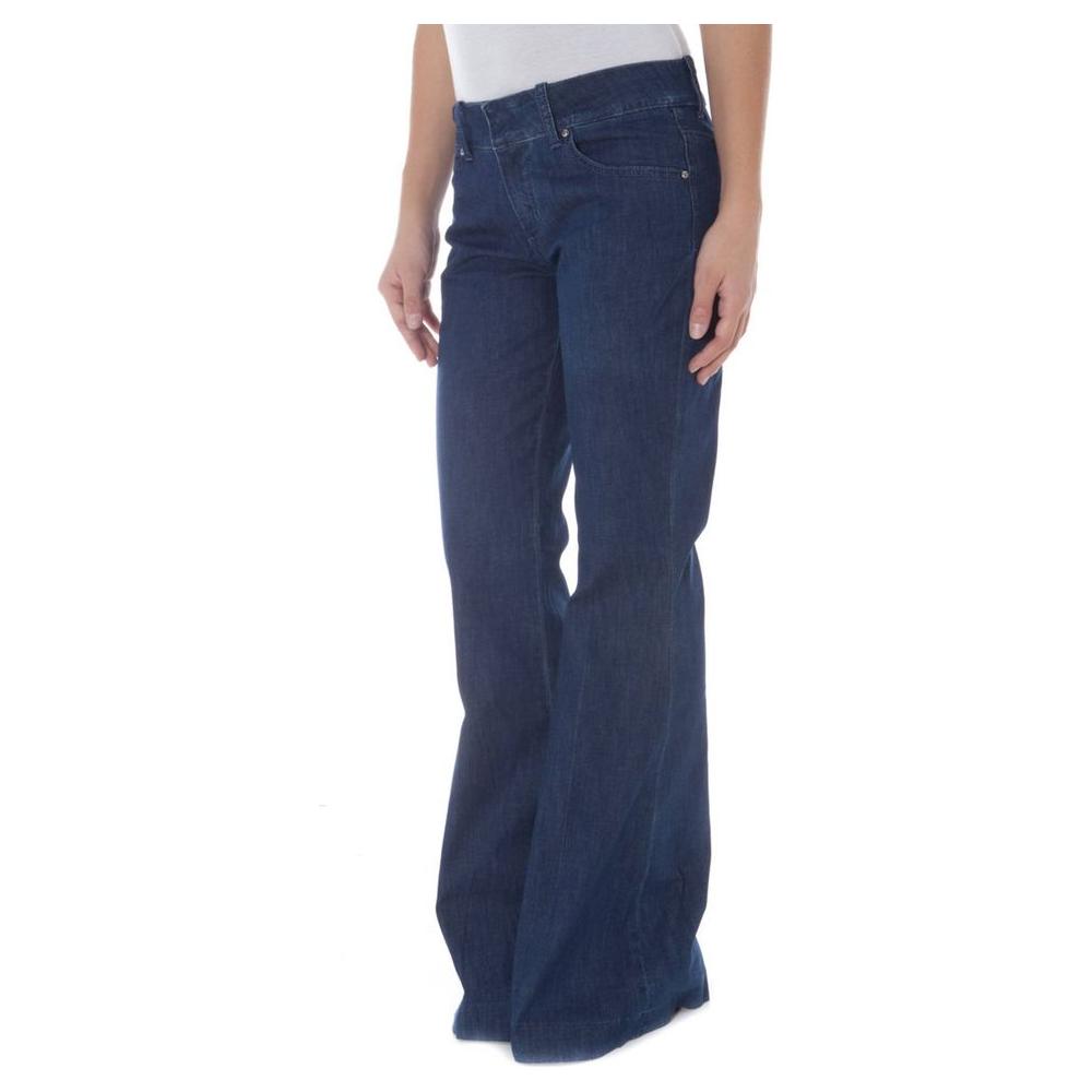 Blue Cotton Jeans & Pant