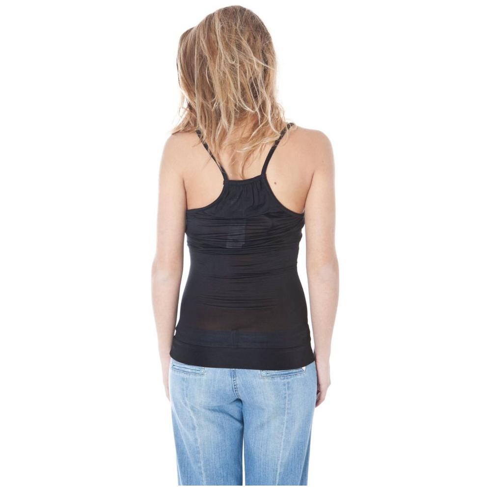 Black Viscose Tops & T-Shirt